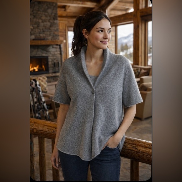 Eileen Fisher Sweaters - Eileen Fisher Cashmere Cardi PTP 20.5”